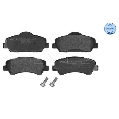 MEYLE Bremsbelagsatz, Scheibenbremse MEYLE-ORIGINAL: True to OE. 025 252 5118