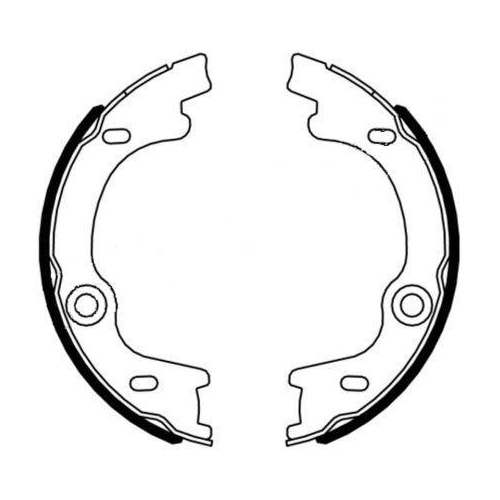 TEXTAR Bremsbackensatz, Feststellbremse 91076400