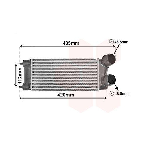VAN WEZEL Ladeluftk&uuml;hler 09014705