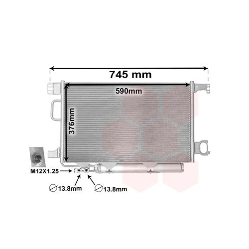 VAN WEZEL Kondensator, Klimaanlage 30015360