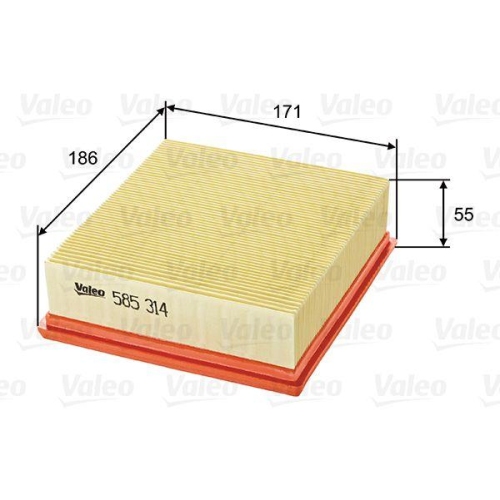 VALEO Luftfilter 585314