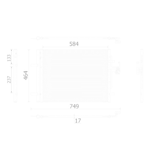MAHLE Kondensator, Klimaanlage BEHR AC 934 000S