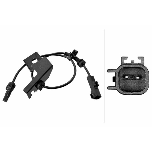 HELLA Sensor, Raddrehzahl 6PU 358 218-821