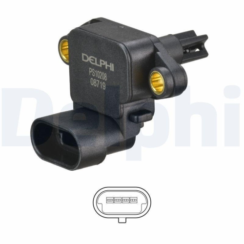 DELPHI Sensor, Ansauglufttemperatur PS10208