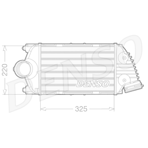 DENSO Ladeluftk&uuml;hler DIT28015