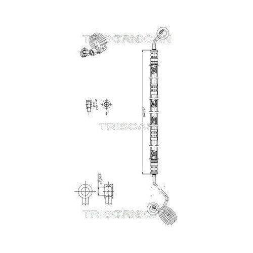 TRISCAN Hydraulikschlauch, Lenkung 8516 29033