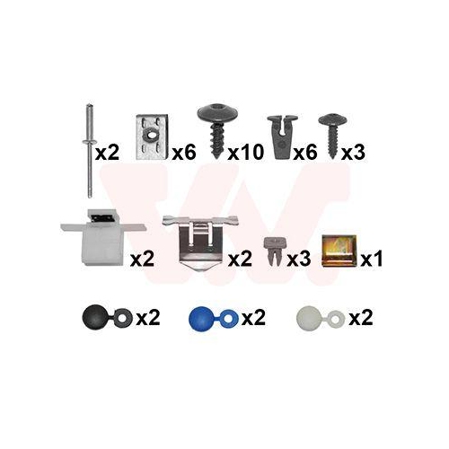 VAN WEZEL Montagesatz, Stoßfänger 5894794