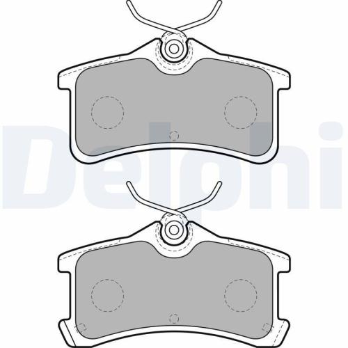 DELPHI Bremsbelagsatz, Scheibenbremse LP1917