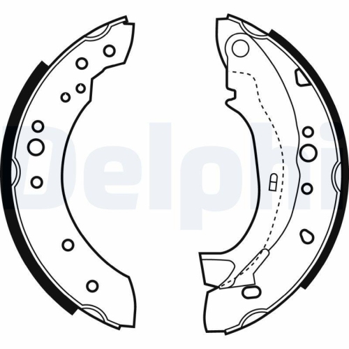 DELPHI Bremsbackensatz LS1921