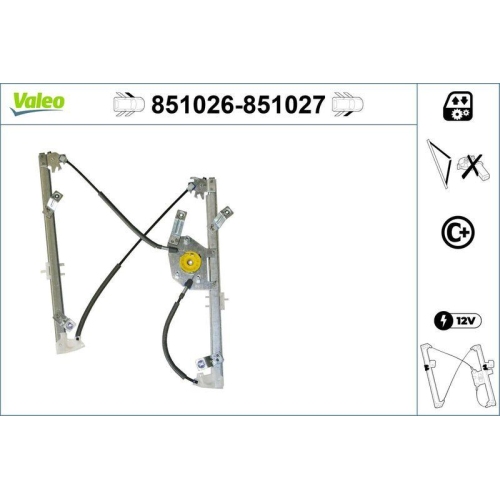 VALEO Fensterheber 851026