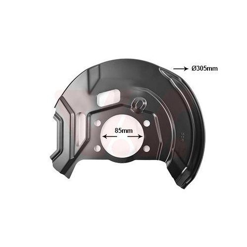 VAN WEZEL Spritzblech, Bremsscheibe 3391372