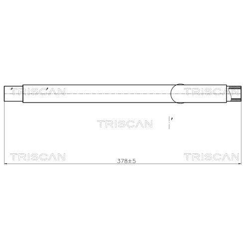 TRISCAN Hydraulikschlauch, Lenkung 8516 11008