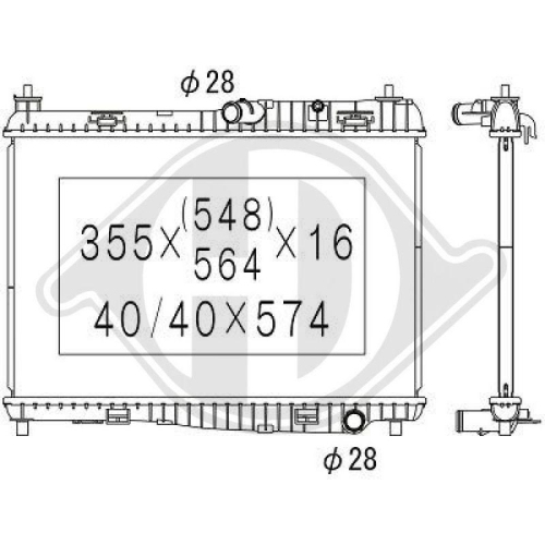 DIEDERICHS K&uuml;hler, Motork&uuml;hlung DIEDERICHS Climate DCM2097