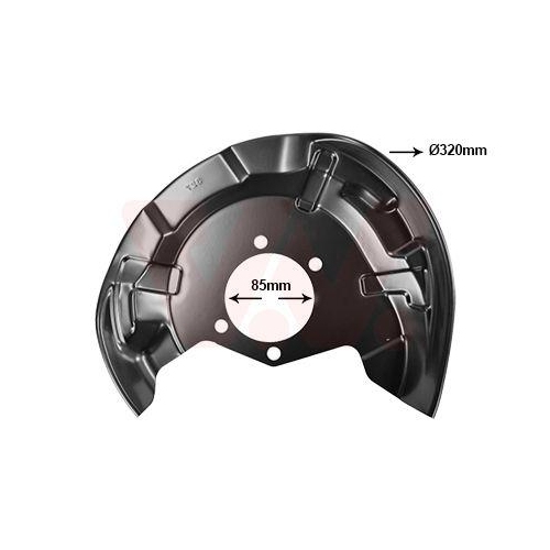 VAN WEZEL Spritzblech, Bremsscheibe 3391373