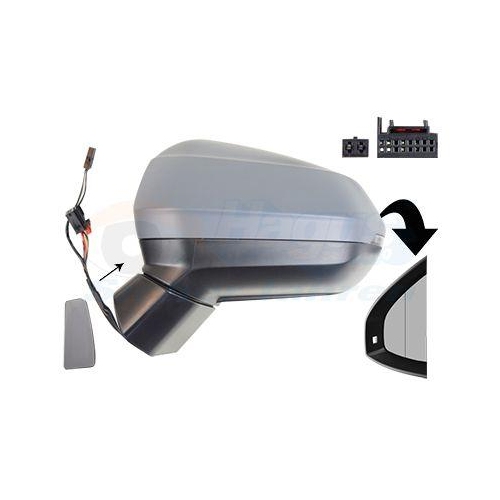 VAN WEZEL Au&szlig;enspiegel * HAGUS * 0372815