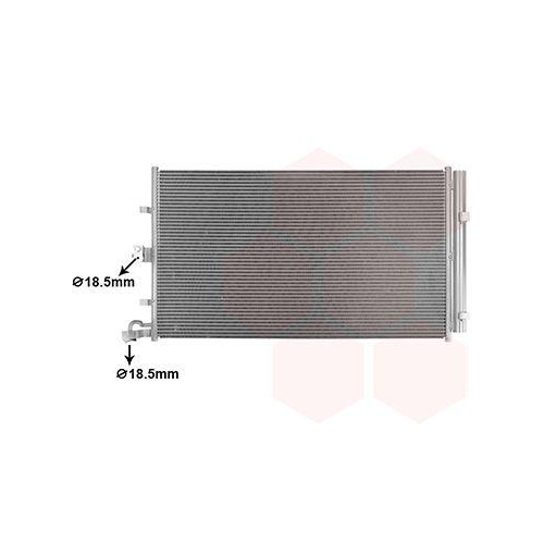 VAN WEZEL Kondensator, Klimaanlage 18015734