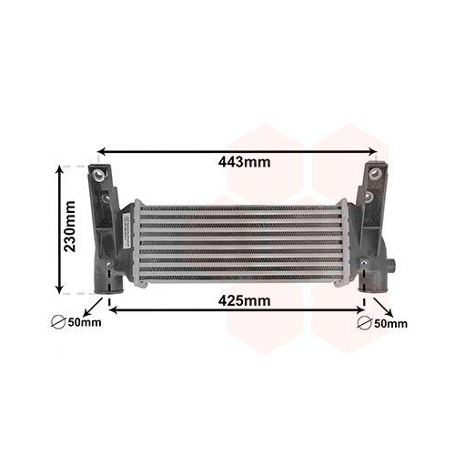 VAN WEZEL Ladeluftk&uuml;hler 18014724