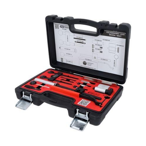 Motoreinstellwerkzeug-Satz f&uuml;r Audi, Seat, Skoda, Volkswagen, 14-tlg KS TOOLS