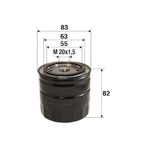 VALEO &Ouml;lfilter 586062