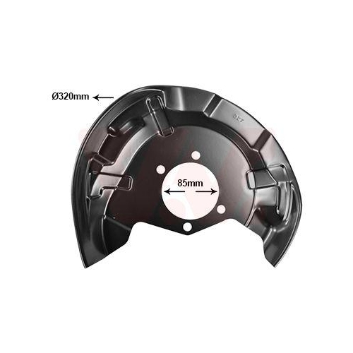 VAN WEZEL Spritzblech, Bremsscheibe 3391374