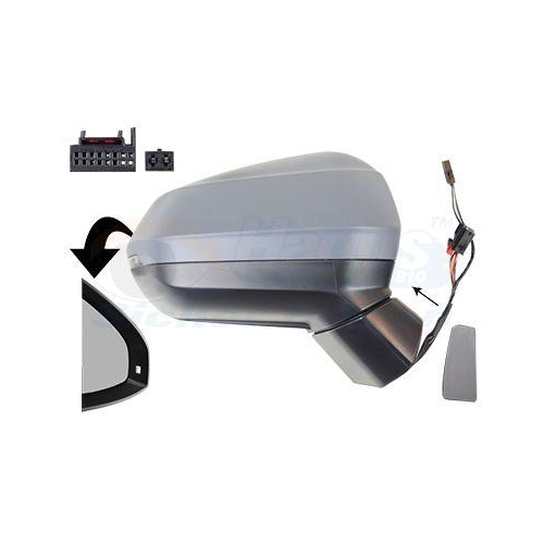 VAN WEZEL Au&szlig;enspiegel * HAGUS * 0372816