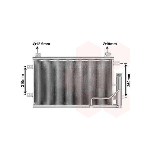 VAN WEZEL Kondensator, Klimaanlage 82015723