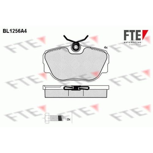 FTE Bremsbelagsatz, Scheibenbremse