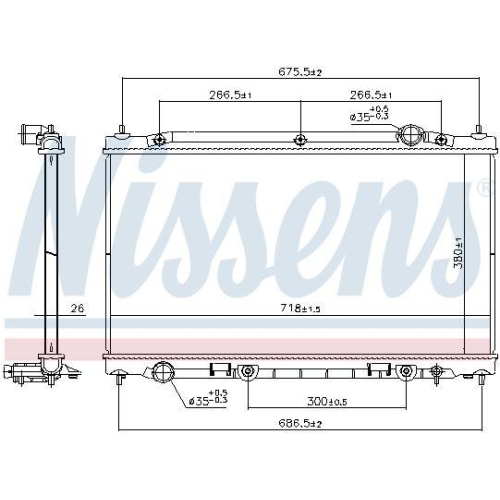 NISSENS K&uuml;hler, Motork&uuml;hlung 686805