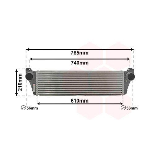 VAN WEZEL Ladeluftk&uuml;hler 30014701