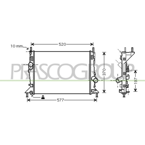 PRASCO K&uuml;hler, Motork&uuml;hlung PrascoSelection FD424R006