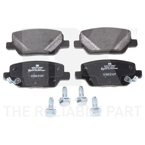 NK Bremsbelagsatz, Scheibenbremse 2223105