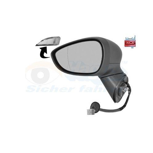 VAN WEZEL Au&szlig;enspiegel * HAGUS * 1801805