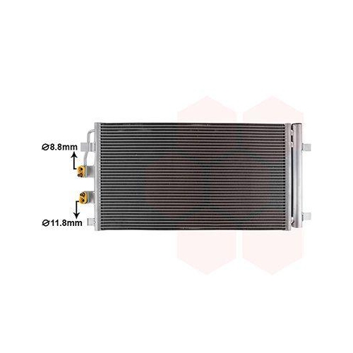 VAN WEZEL Kondensator, Klimaanlage 88015701