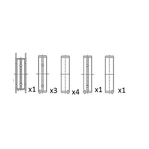 FAI AutoParts Kurbelwellenlagerschale BM1022-STD