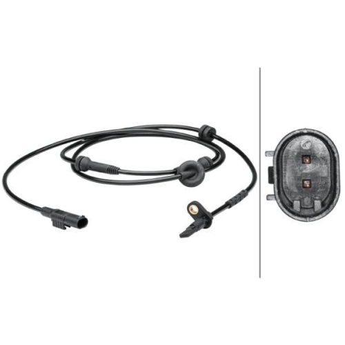 HELLA Sensor, Raddrehzahl 6PU 012 679-311