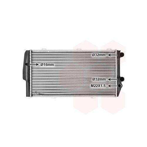 VAN WEZEL Kühler, Motorkühlung 03002019