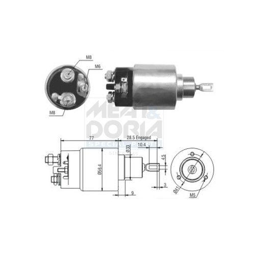 MEAT & DORIA Magnetschalter, Starter 46028