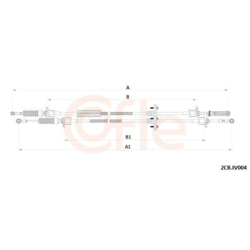 COFLE Seilzug, Schaltgetriebe 2CB.IV004
