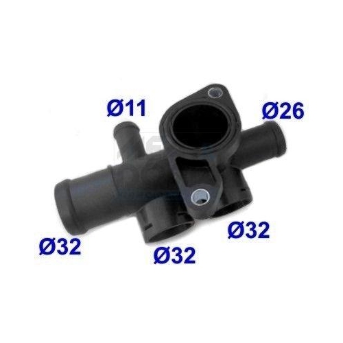 MEAT & DORIA Kühlmittelflansch