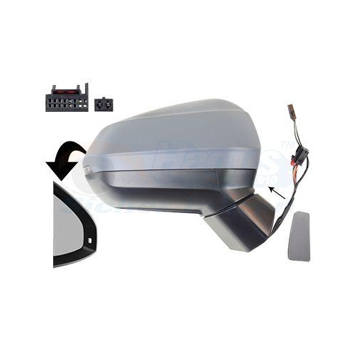 VAN WEZEL Au&szlig;enspiegel * HAGUS * 0372826