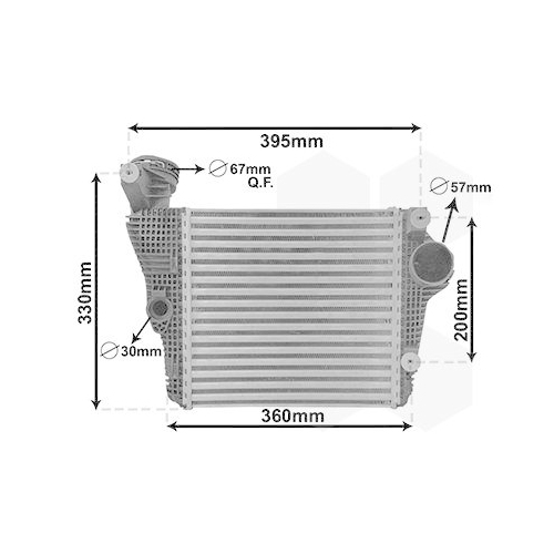 VAN WEZEL Ladeluftk&uuml;hler 74014701