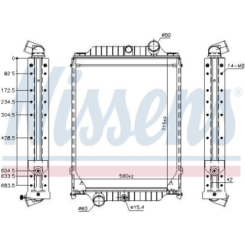 NISSENS K&uuml;hler, Motork&uuml;hlung 606366