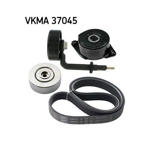 SKF Keilrippenriemensatz VKMA 37045