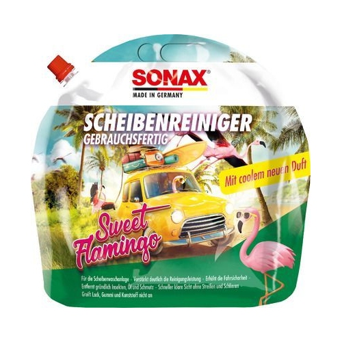 SONAX Reiniger, Scheibenreinigungsanlage ScheibenReiniger gebrauchsfertig Sweet Flamingo