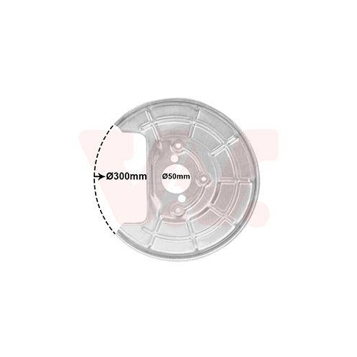VAN WEZEL Spritzblech, Bremsscheibe 3703373