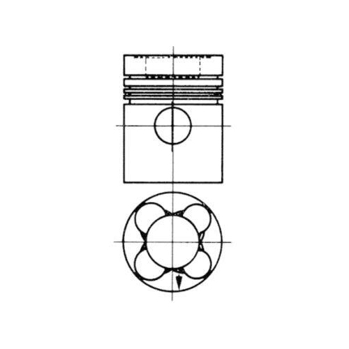 KOLBENSCHMIDT Kolben 92582600