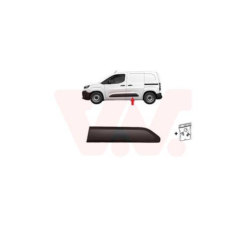 VAN WEZEL Zier-/Schutzleiste, Seitenwand ** Equipart ** 0991425