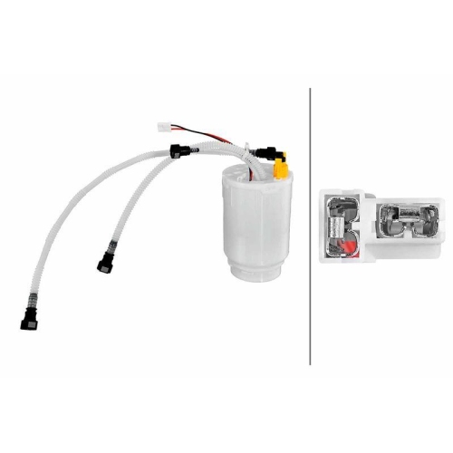 HELLA Schlingertopf, Kraftstoffpumpe 8TF 358 306-431