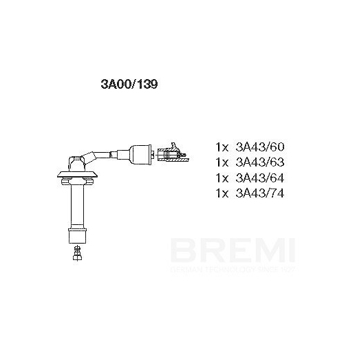 BREMI Z&uuml;ndleitungssatz 3A00/139