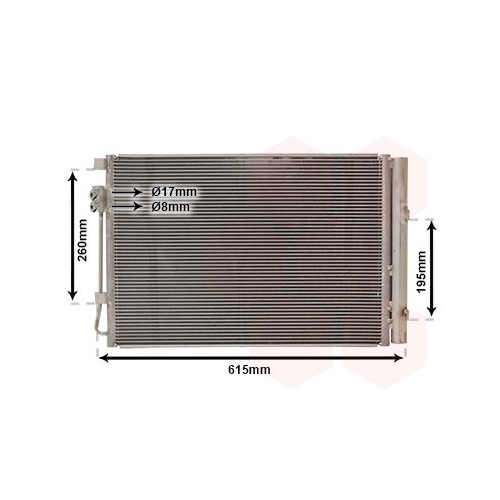 VAN WEZEL Kondensator, Klimaanlage *** IR PLUS *** 82005269